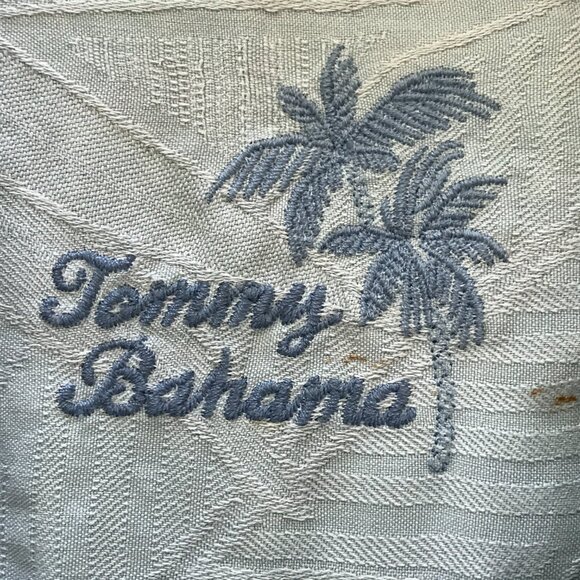 Tommy Bahama Hawaiian 100% Silk Shirt Men 3XB Blue Floral Button Up Pocket 16597 - Picture 3 of 13